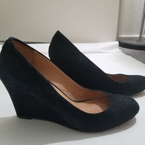 Coach shoes in black velvet, size 7